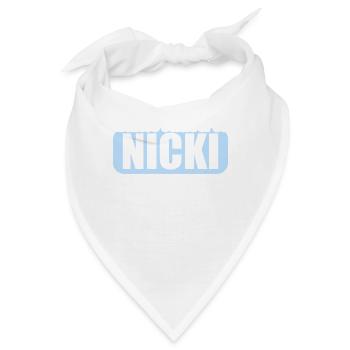 DDR Osten Ossi Letztes sauberes Nicki - Bandana - Weiß - Vorne