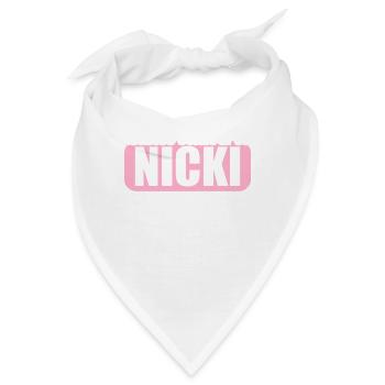 DDR Osten Ossi Letztes sauberes Nicki - Bandana - Weiß - Vorne