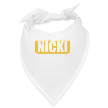 DDR Osten Ossi Letztes sauberes Nicki - Bandana - Weiß - Vorne