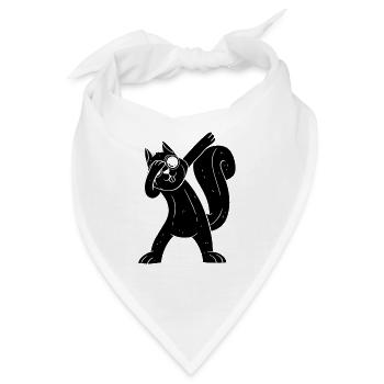 Eichhörnchen, cooles Eichhörnchen mit - Bandana - Weiß - Vorne