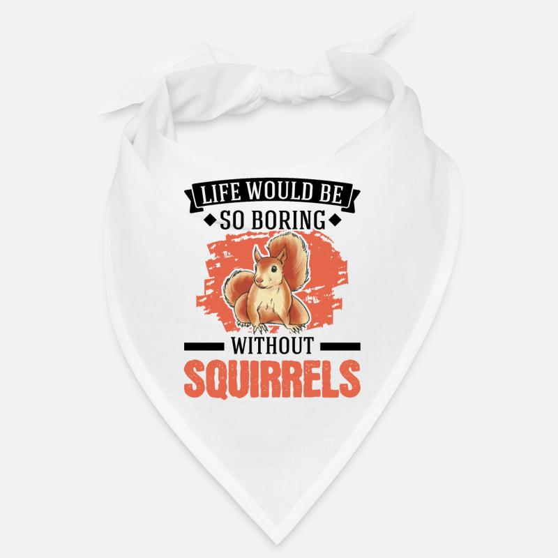 Eichhörnchen Geschenk Squirrel Grauhörnchen Bandana