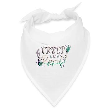 Halloween Zombie Untoter Leiche Kreatur Tot Kostüm - Bandana - Weiß - Vorne