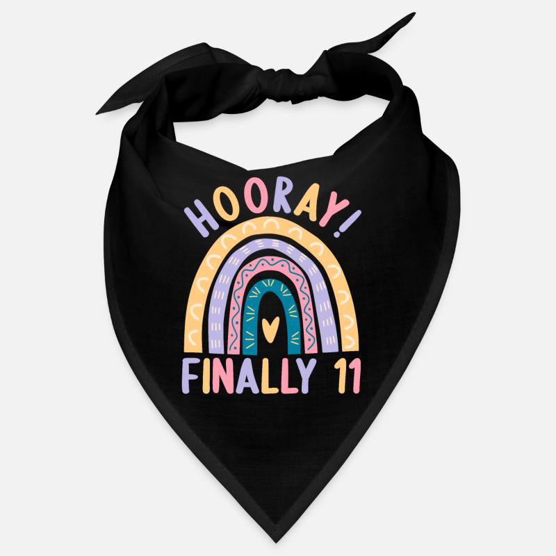 11 years old Rainbow Rainbow 11th birthday Bandana