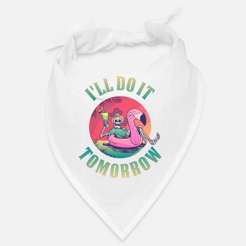 Ill Do It Tomorrow Prokrastination Geschenk Bandana
