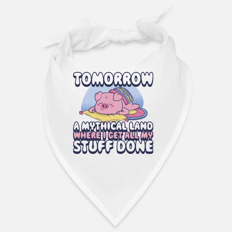 Tomorrow A Mythical Land Prokrastination Geschenk Bandana