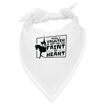 Pferdesport Voltigieren Voltigierer Reiten - Bandana - Weiß - Vorne