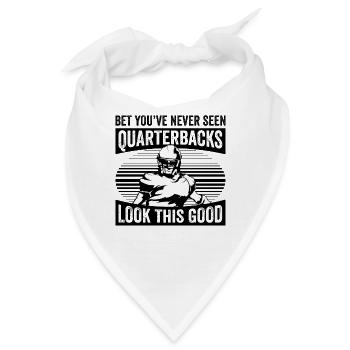 Football Quarterbacks Sicherheit Lustig - Bandana - Weiß - Vorne