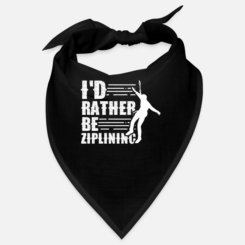 I'd Rather Be Ziplining Seilrutsche Sport Zipline Bandana