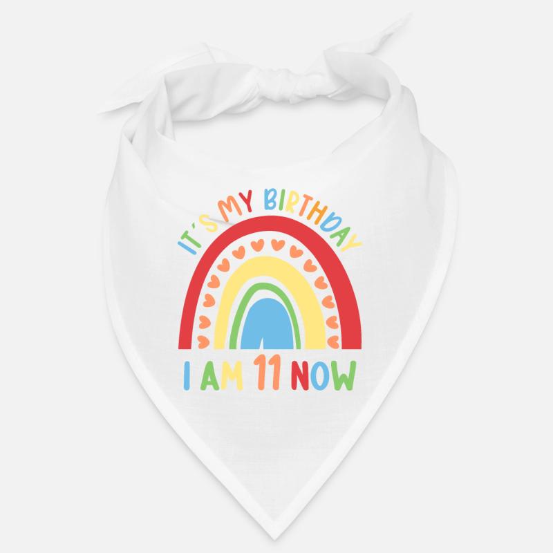 11 years old Rainbow Rainbow 11th birthday Bandana