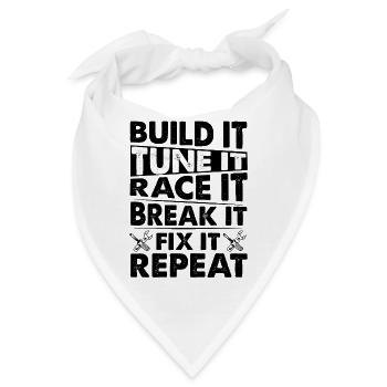Heimwerker Heimwerken DIY Selber Bauen Reparieren - Bandana - Weiß - Vorne