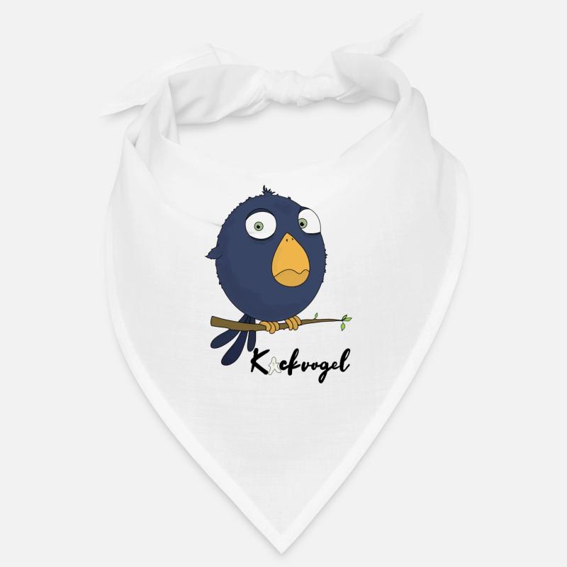 Kackvogel - Bandana - Weiß