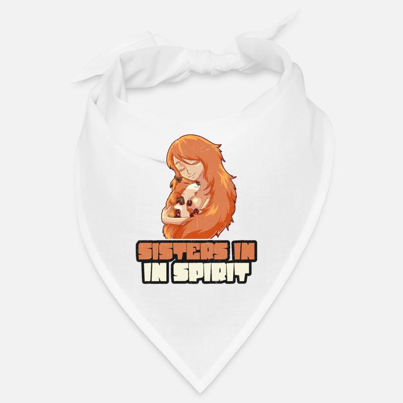 Redhead Ginger Red Haired Funny Ginger Hair Fox - Bandana - Weiß