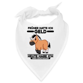 Hannoveraner Pferd Hauspferd - Bandana - Weiß - Vorne