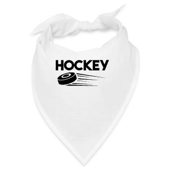 Eishockey Puck - Bandana - Weiß - Vorne