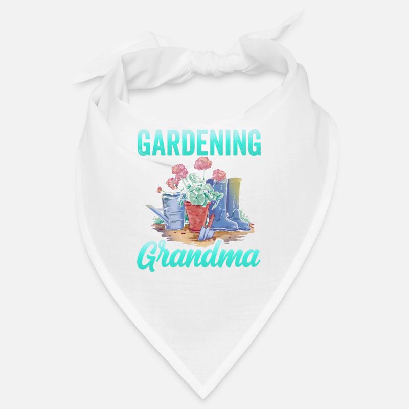 Gartenarbeit Oma Gärtnerin Garten Großmutter Bandana