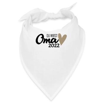 Oma 2022 - Werdende Oma 2022 - Bandana - Weiß - Vorne