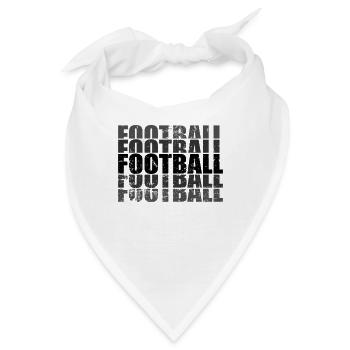 Football Nationalsport Amerika Touchdown USA - Bandana - Weiß - Vorne