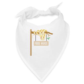 Königspython Design für Schlangen Liebhaber - Bandana - Weiß - Vorne