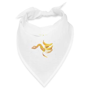 Königspython Design für Schlangen Liebhaber - Bandana - Weiß - Vorne