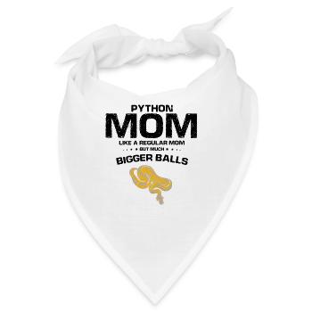 Königspython Design für Schlangen Liebhaber - Bandana - Weiß - Vorne