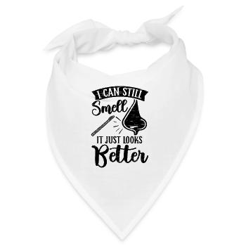 Ich Kann Immer Noch Die Kosmetische Nase Der - Bandana - Weiß - Vorne