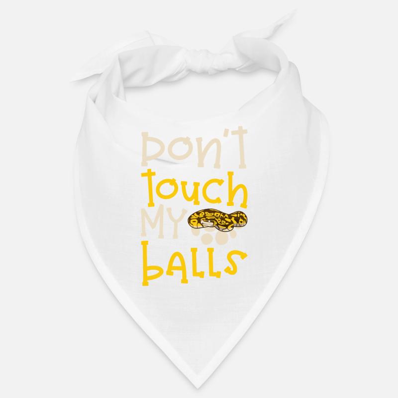 Banana Ball Python Don't Touch My Balls Bandana