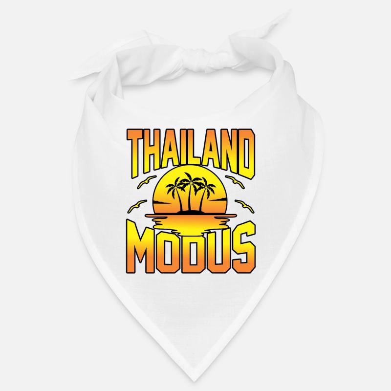 Thaïlande - Bandana - blanc