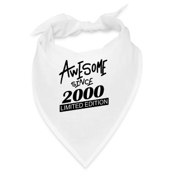 Fantastisch seit 2000 - Bandana - Weiß - Vorne