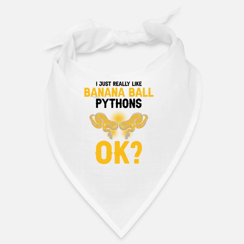 King python design pour les amateurs de serpents Bandana