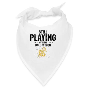 Königspython Design für Schlangen Liebhaber - Bandana - Weiß - Vorne
