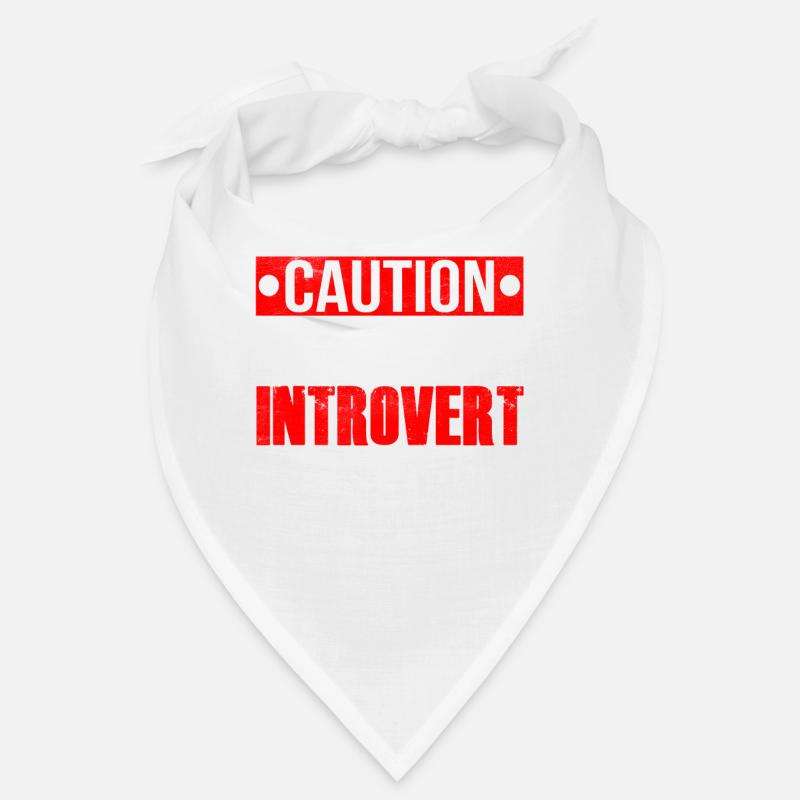 Attention Je suis un introverti timide Bandana