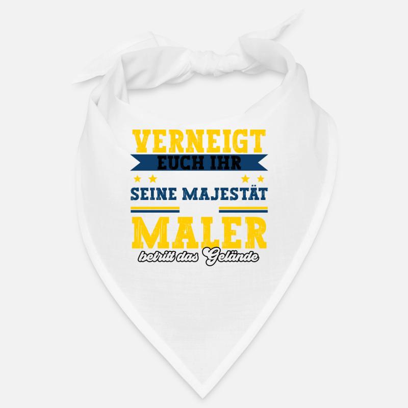 Maler - Bandana - Weiß