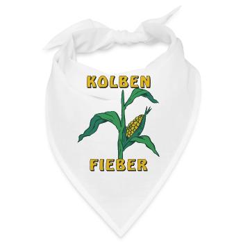 KOLBEN FIEBER - Bandana - Weiß - Vorne