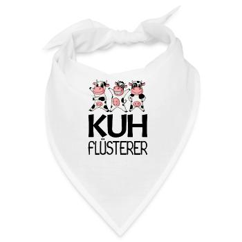 Kuh Kühe - Bandana - Weiß - Vorne