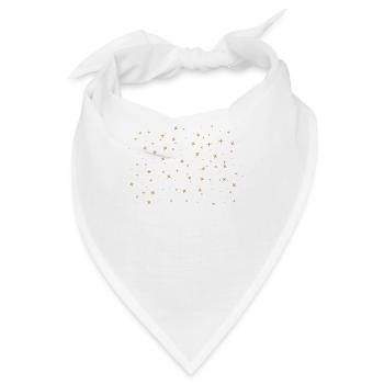 Sterne Sternenhimmel Galaxie Milchstraße - Bandana - Weiß - Vorne