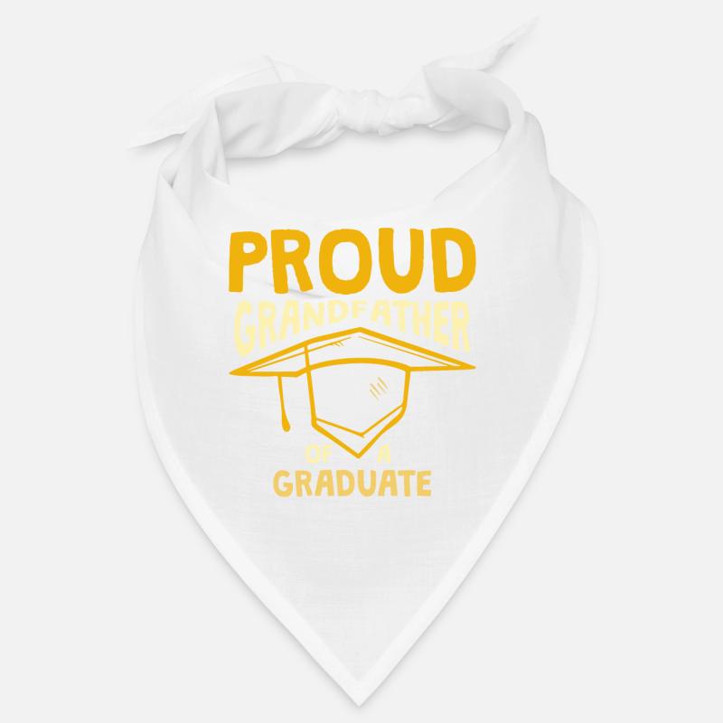 Stolzer Großvater Eines Absolventen Absolvent Bandana