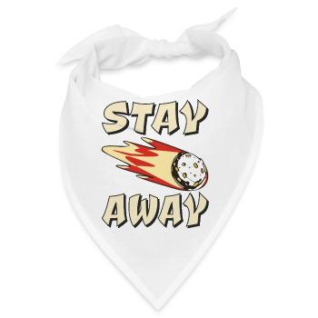 ASTEROID STAY AWAY - Bandana - Weiß - Vorne