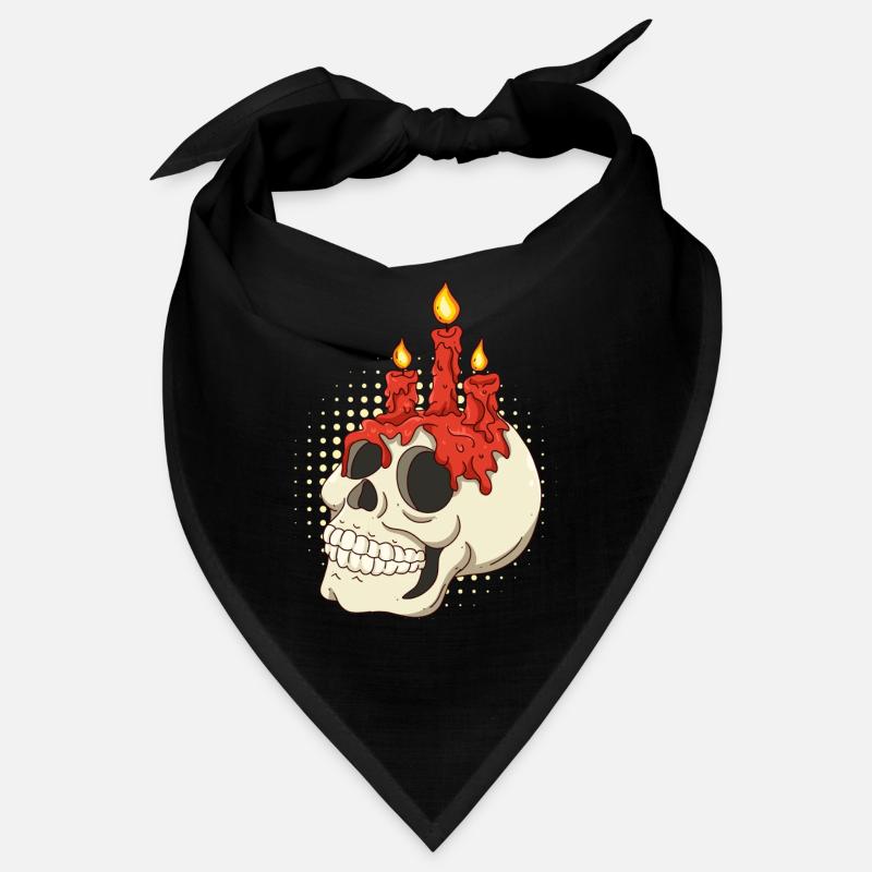 Halloween Deko Totenkopf Bandana