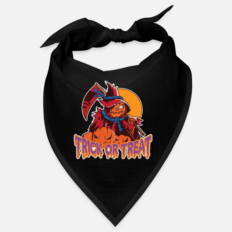 Scary halloween pumpkin witches zombie ghosts Bandana