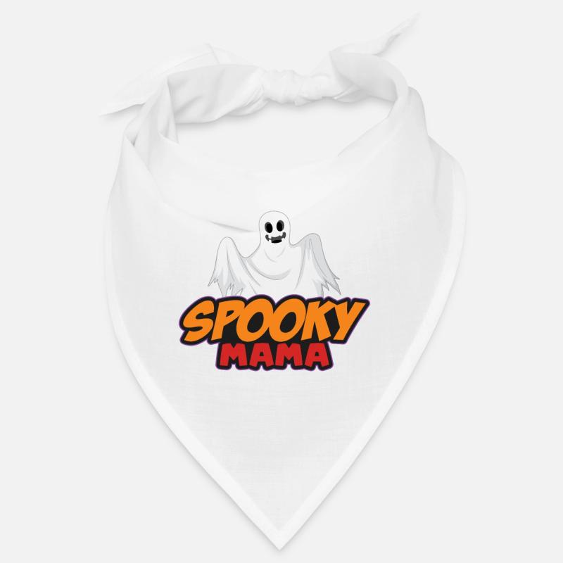 Spooky mama halloween pumpkin witches ghosts Bandana