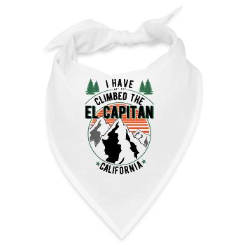 Wanderer - Bergsteiger Wandern El Capitan - Bandana - Weiß - Vorne