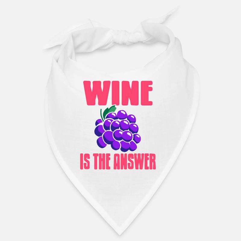 Wine Is The Answer Bandana
