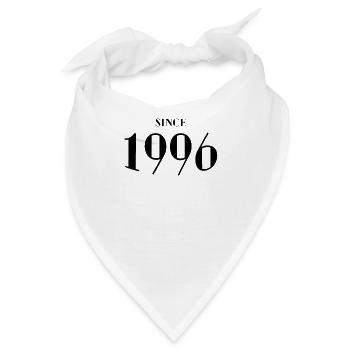 Lustiger Geburtstag seit 1996 - Bandana - Weiß - Vorne