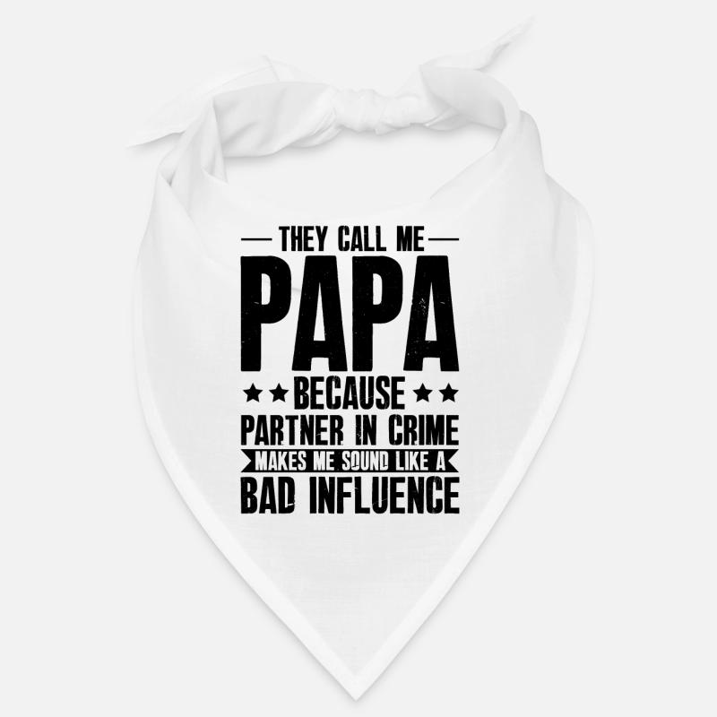 Papa schlechter Einfluss - Vater Geschenk Bandana