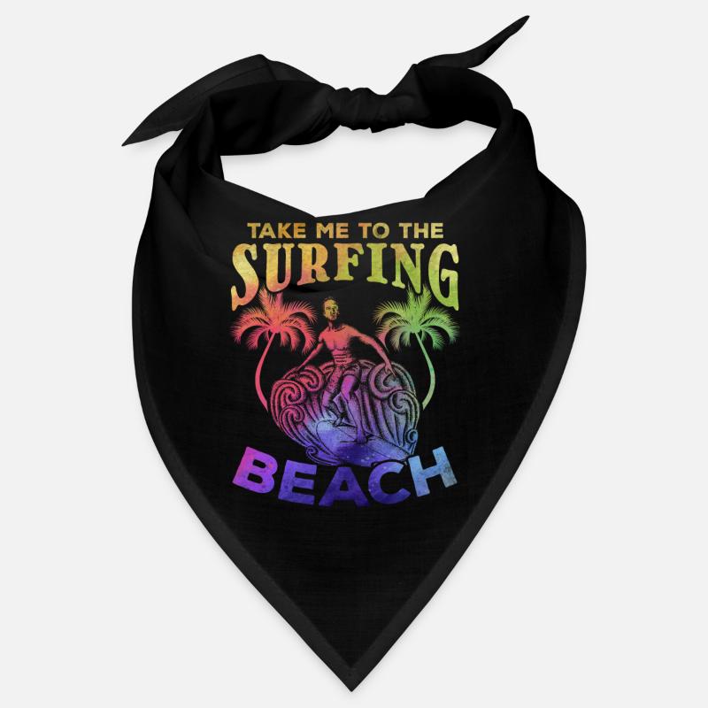 Surfeur m’emmène à la plage de surf Bandana