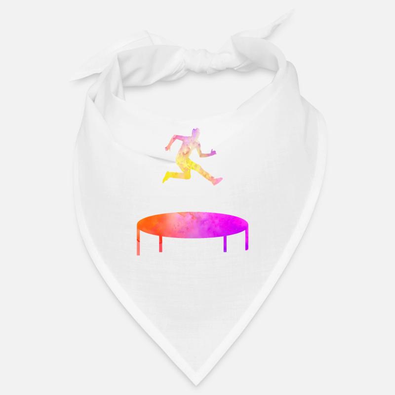Trampoline Jumper Trampoline Trampoline Trampoline - Bandana - white