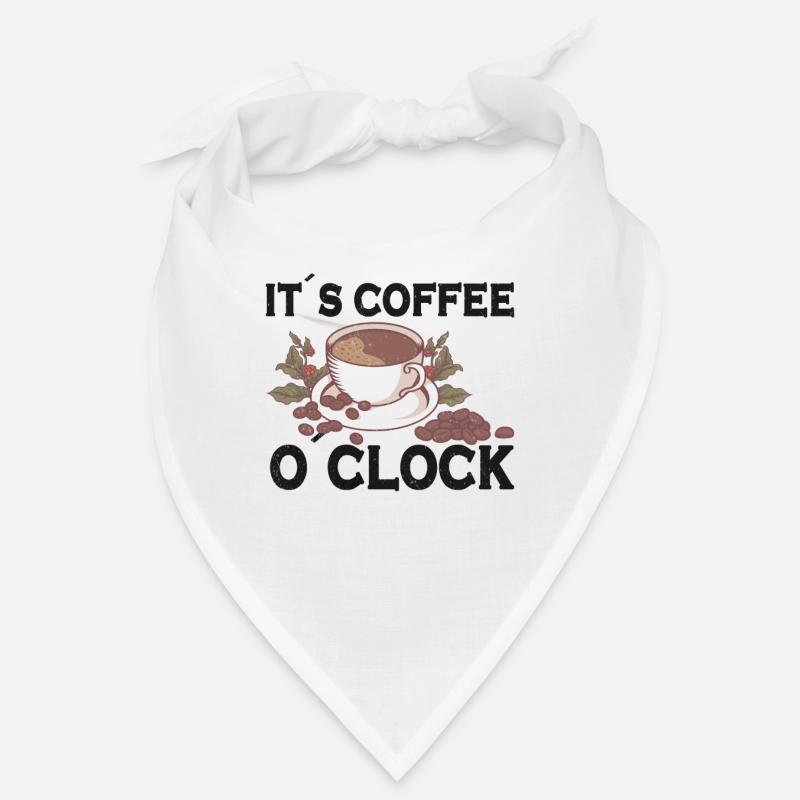 Coffee Lover Caffeine Molecule Java Latte Espresso Bandana