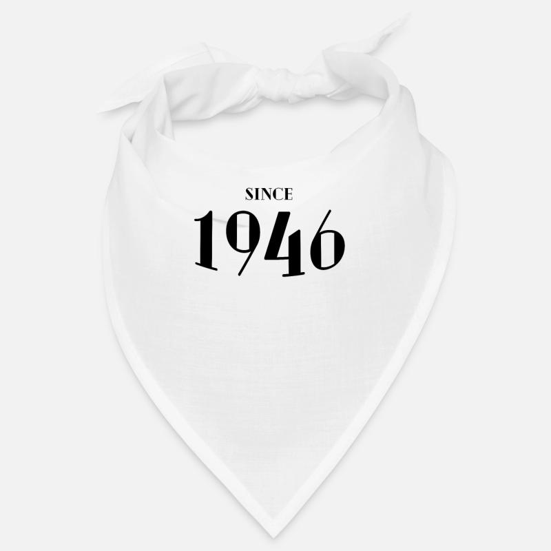 Funny Birthday Since 1946 Bandana
