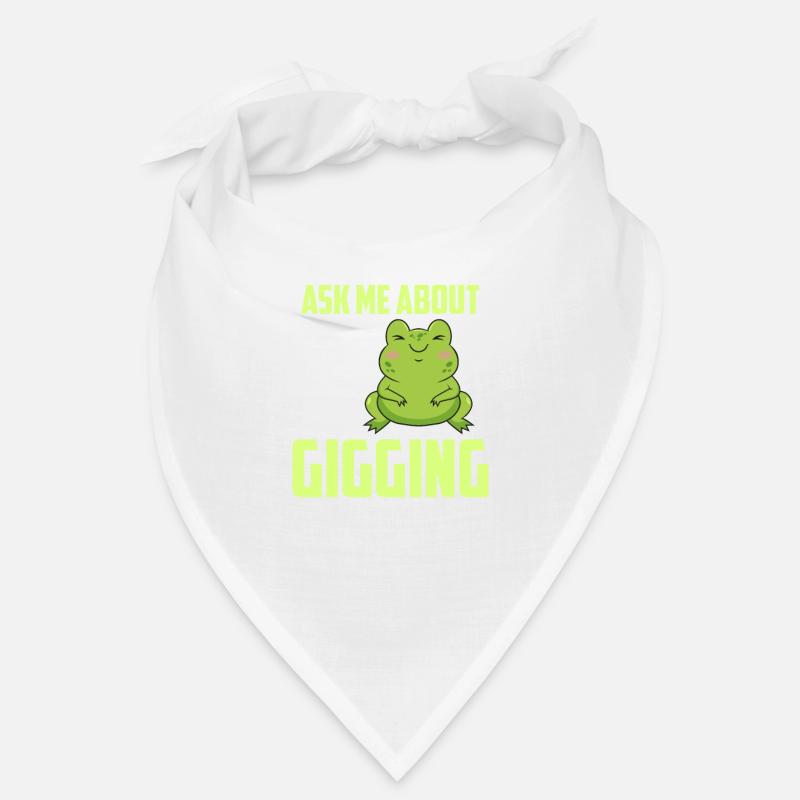 Ask Me About Frog Croak Frog Catcher Bandana