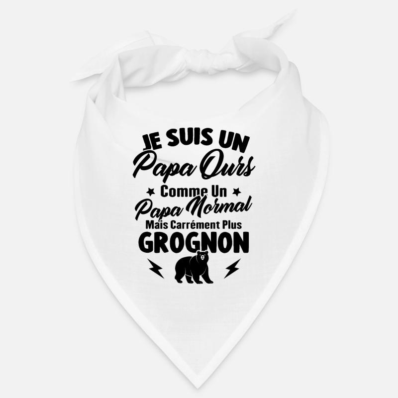 Je suis un papa ours c'est comme un papa normal Bandana